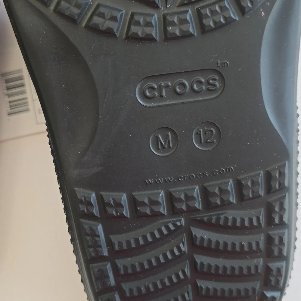 NWT Crocs Men's Classic Hyperreal Strawberry Slides Size 12